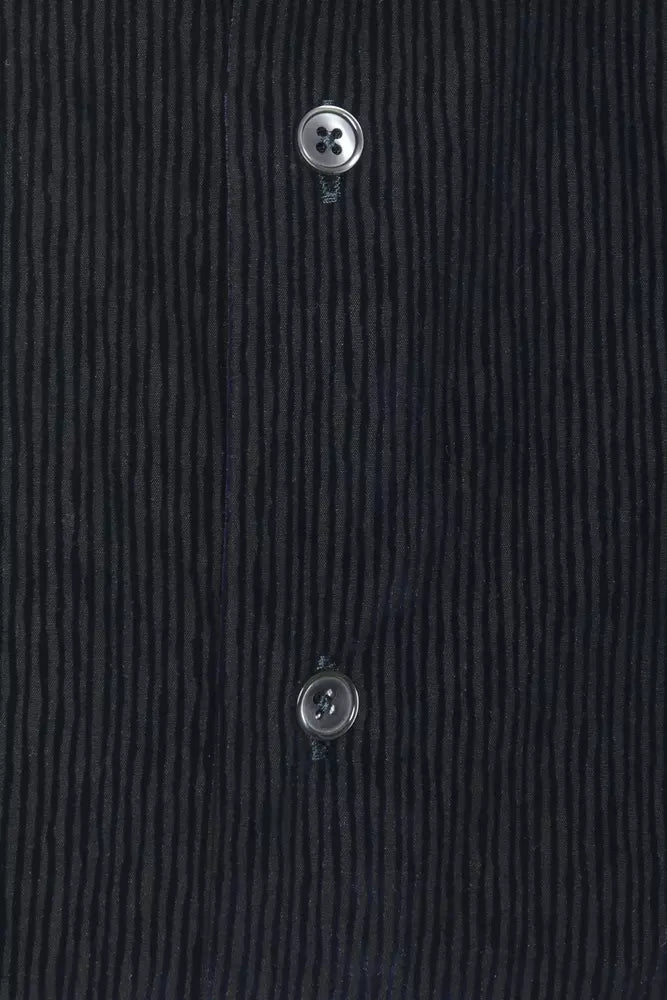 Robert Friedman Black Cotton Men Shirt -   -  Robert Friedman.