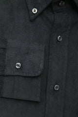 Robert Friedman Black Cotton Men's Shirt -   -  Robert Friedman.