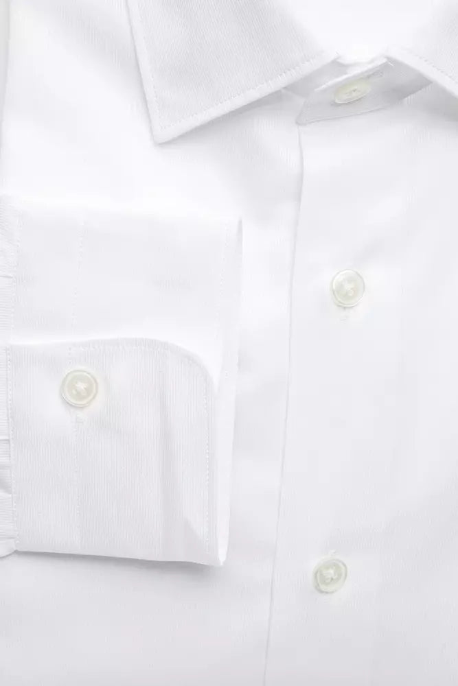 Robert Friedman White Cotton Men's Shirt -   -  Robert Friedman.