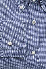 Robert Friedman Blue Cotton Men Shirt -   -  Robert Friedman.