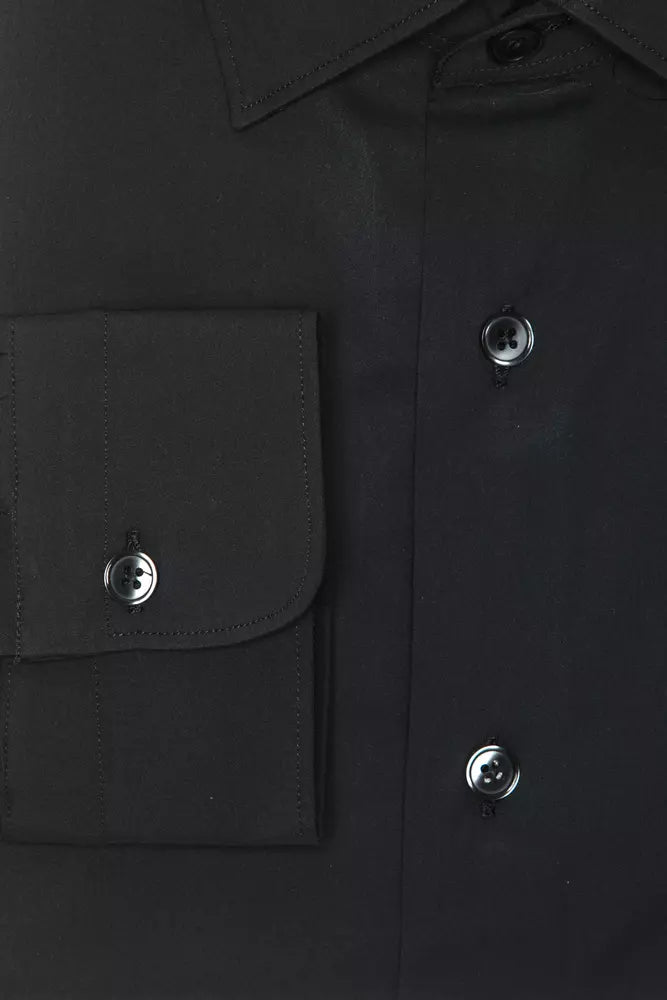 Robert Friedman Gray Cotton Men Shirt -   -  Robert Friedman.