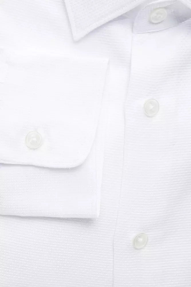 Robert Friedman White Cotton Men's Shirt -   -  Robert Friedman.