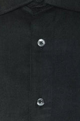 Robert Friedman Black Cotton Men Shirt -   -  Robert Friedman.