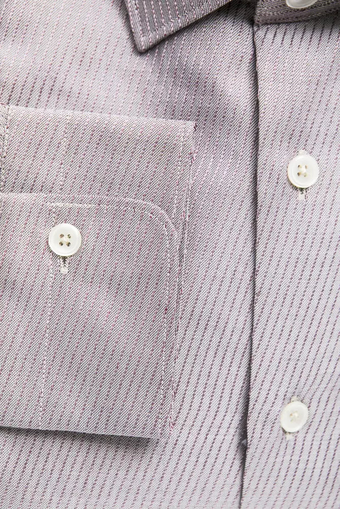 Robert Friedman Beige Cotton Men Shirt -   -  Robert Friedman.