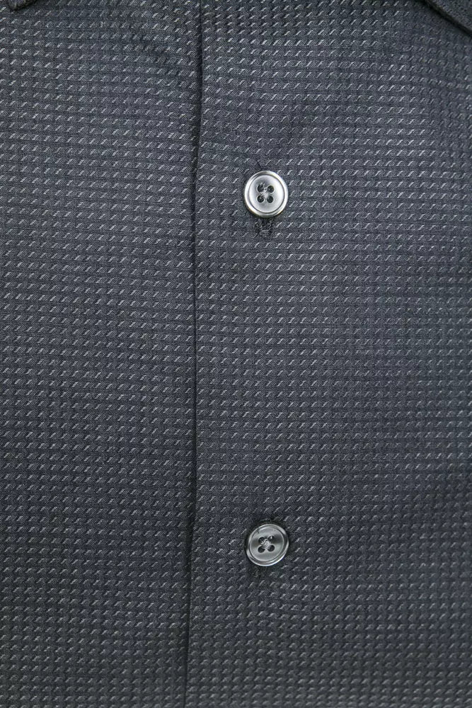 Robert Friedman Black Cotton Men Shirt -   -  Robert Friedman.