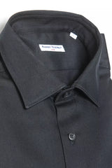 Robert Friedman Black Cotton Men Shirt -   -  Robert Friedman.