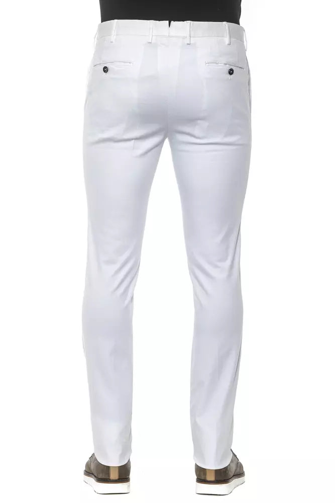 PT Torino White Cotton Men Trouser -   -  PT Torino.