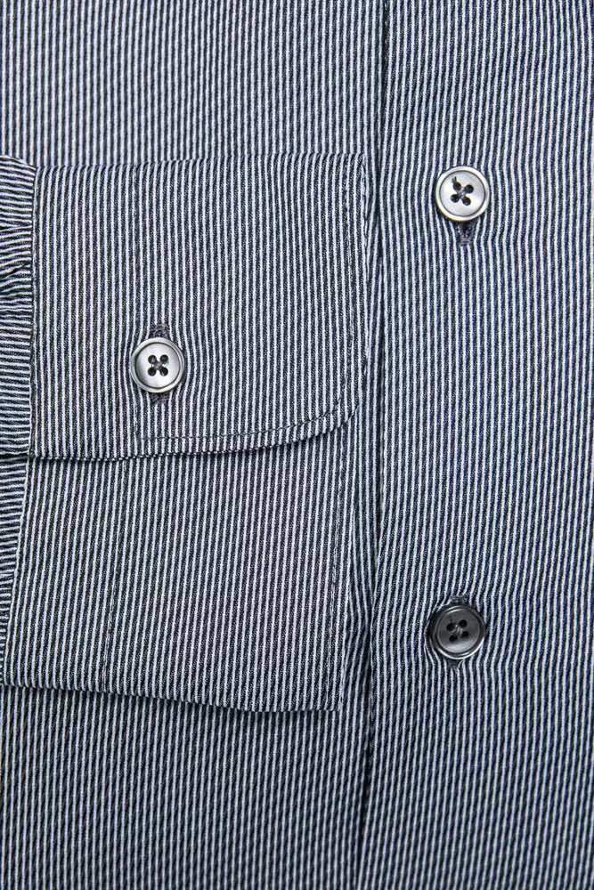 Robert Friedman Blue Cotton Men's Shirt -   -  Robert Friedman.