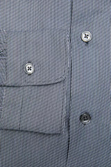 Robert Friedman Blue Cotton Men's Shirt -   -  Robert Friedman.