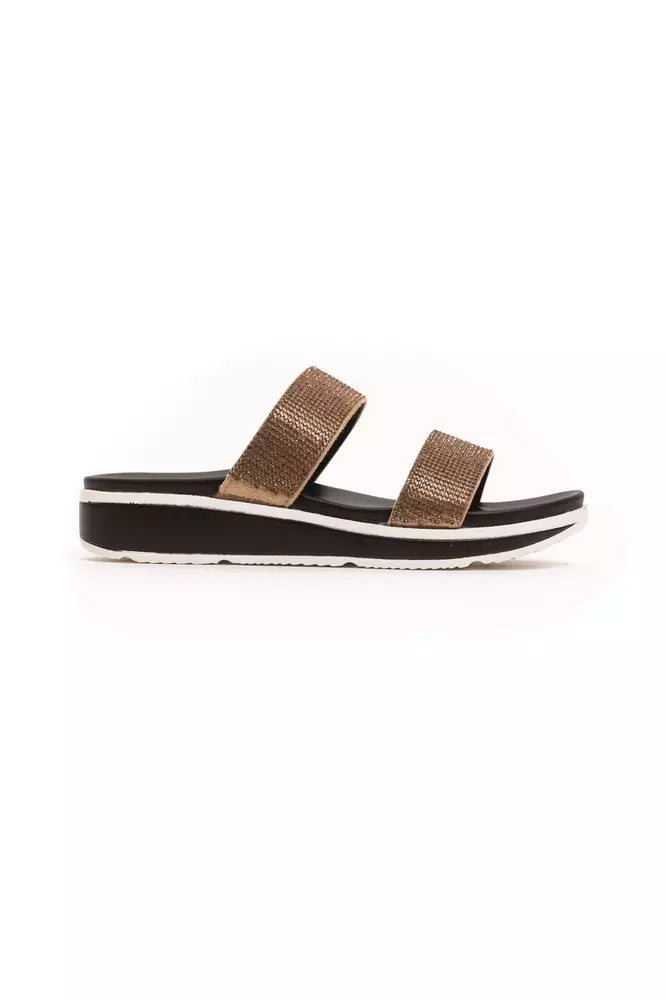 Péché Originel Beige Textile Women Sandal -   -  Péché Originel.