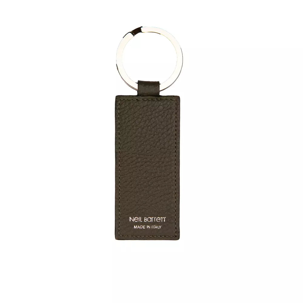 Neil Barrett Green Leather Men Keychain -  Men´s Keychains -  Neil Barrett.