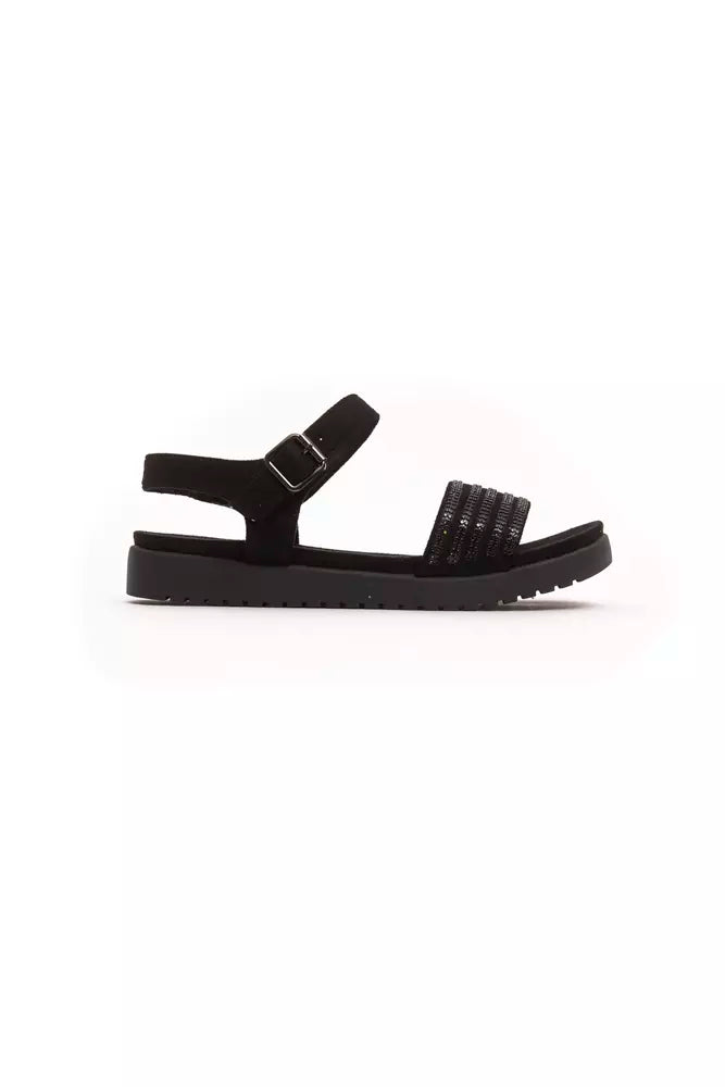 Péché Originel Black Textile Women Sandal -   -  Péché Originel.