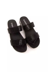 Péché Originel Chic Rhinestone Twin-Strap Low Sandals -   -  Péché Originel.