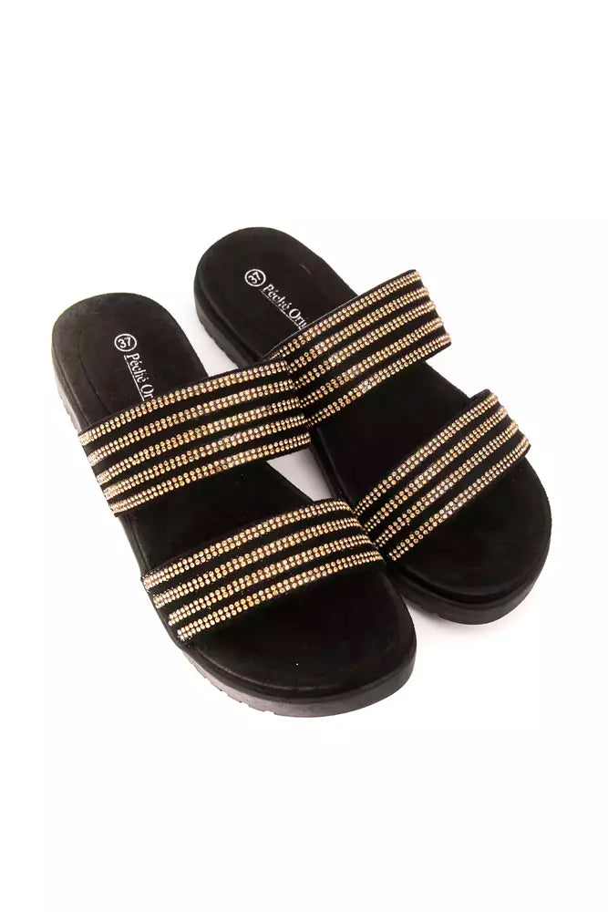 Péché Originel Gold Textile Women Sandal -   -  Péché Originel.