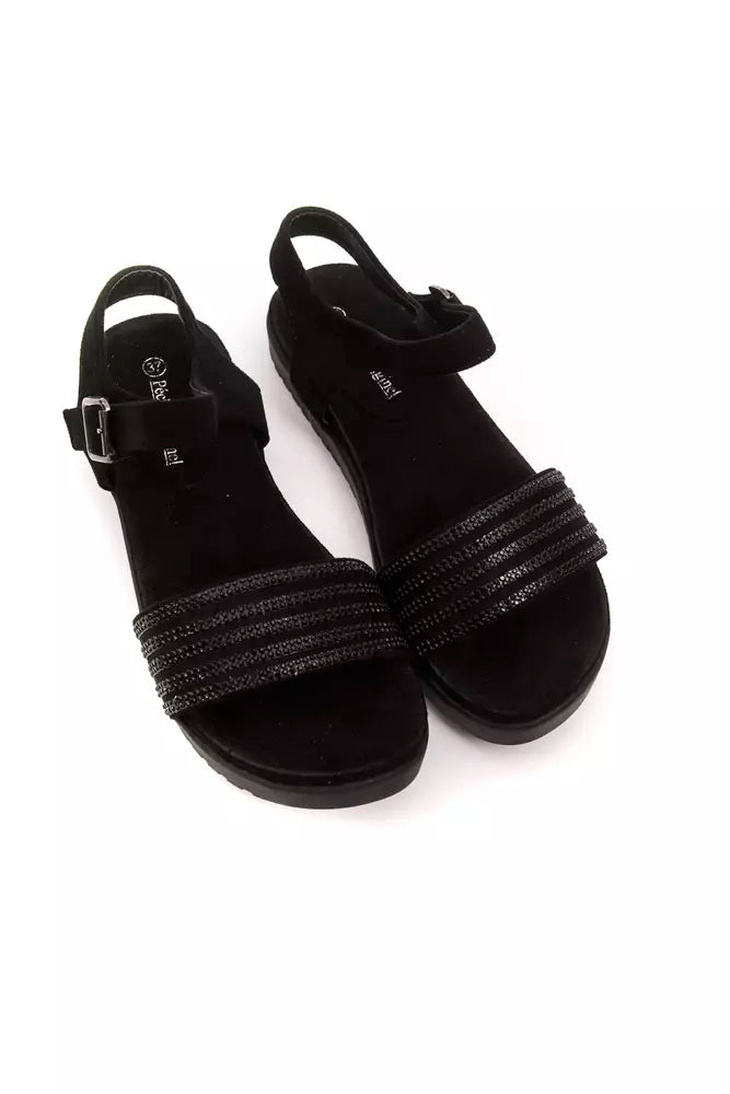 Péché Originel Black Textile Women Sandal -   -  Péché Originel.