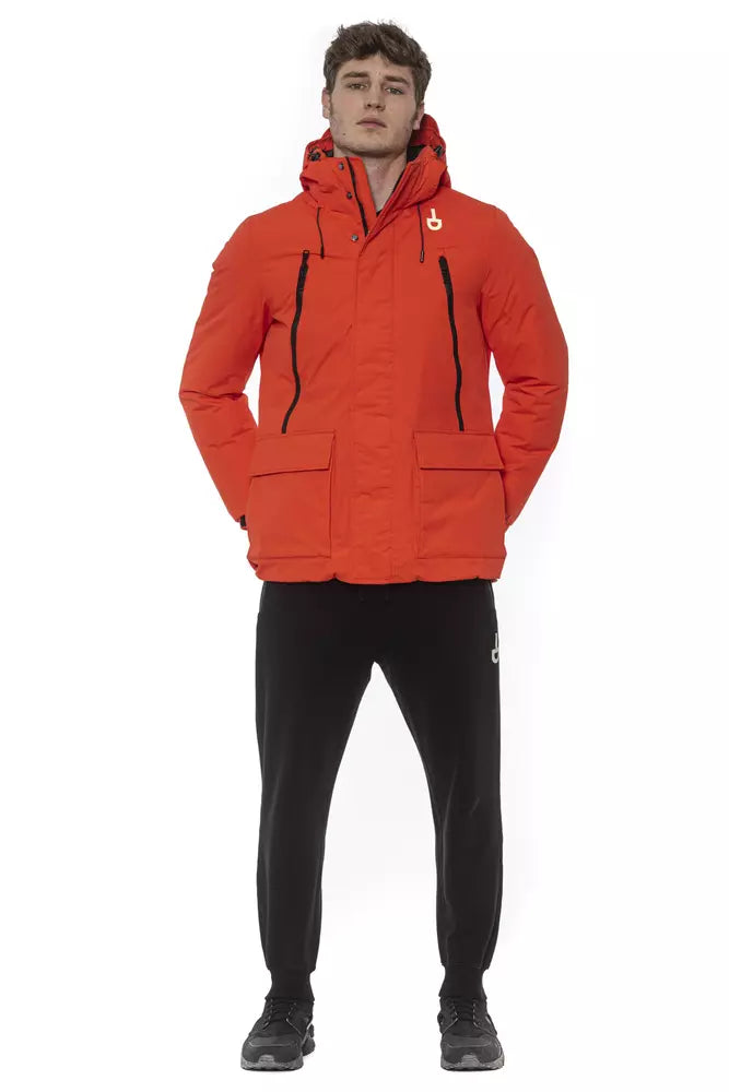 Tond Red Polyester Men Jacket -   -  Tond.