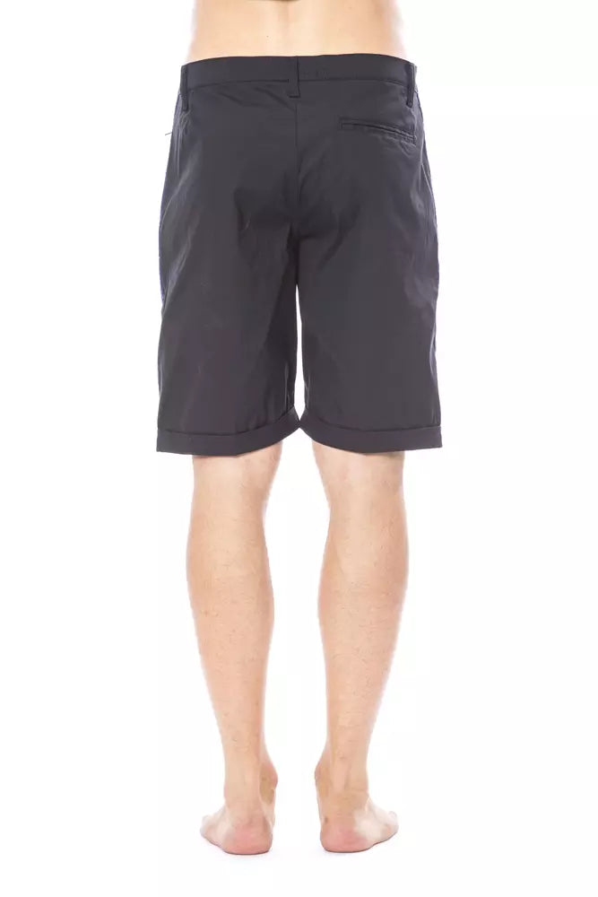 Verri Black Cotton Men's Casual Short -   -  Verri.