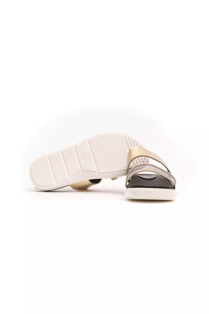 Péché Originel Gold Polyethylene Women Sandal -   -  Péché Originel.