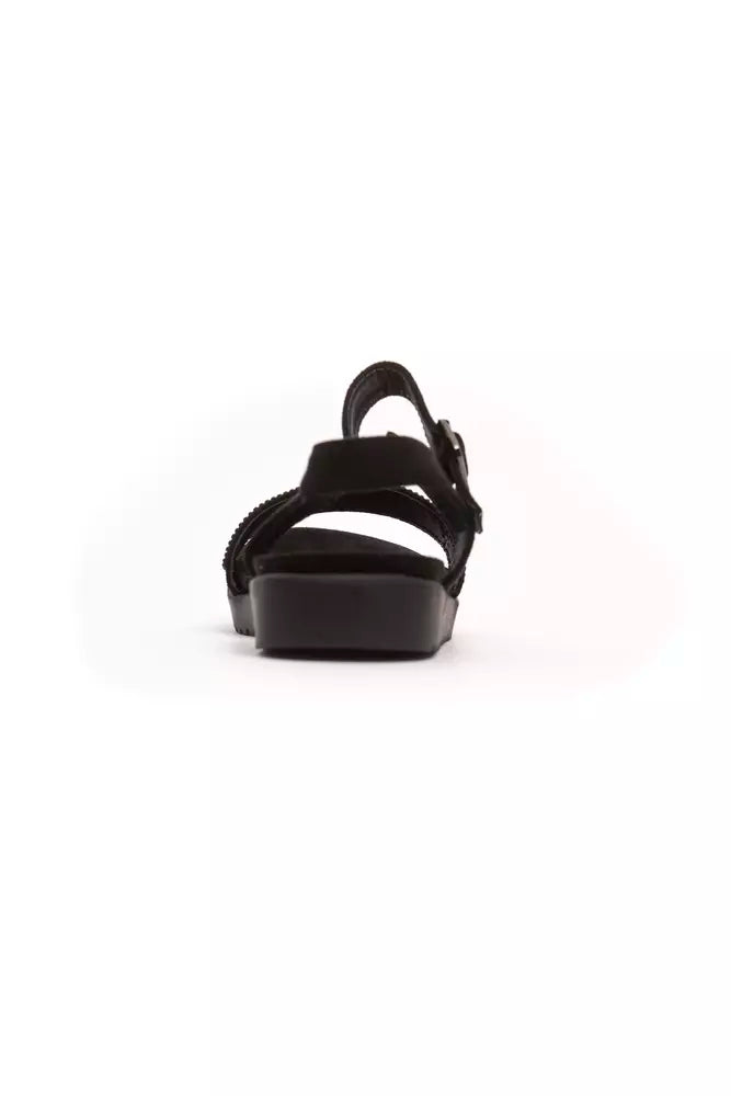 Péché Originel Black Textile Women Sandal -   -  Péché Originel.