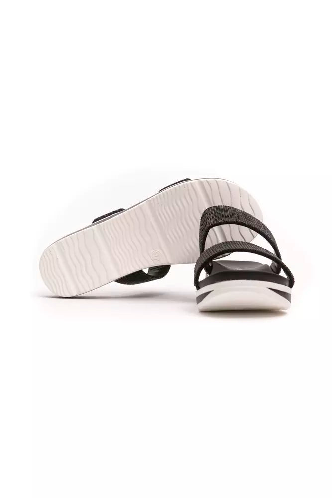 Péché Originel Black Textile Women Sandal -   -  Péché Originel.