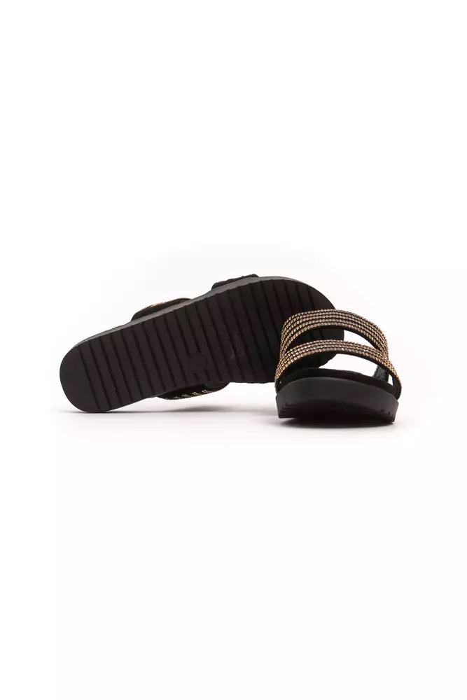 Péché Originel Gold Textile Women Sandal -   -  Péché Originel.