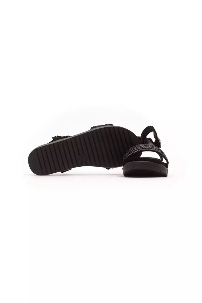Péché Originel Black Textile Women Sandal -   -  Péché Originel.