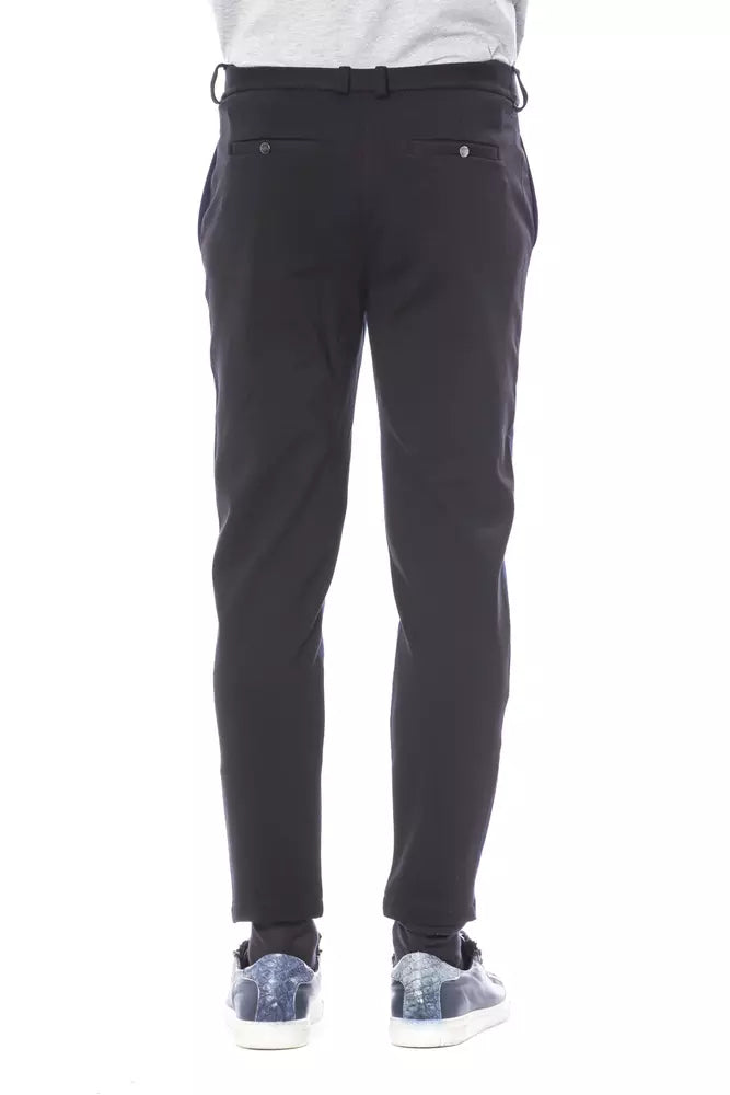 Verri Blue Viscose Men's Pant -   -  Verri.