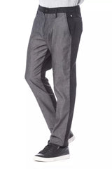 Verri Black Cotton Men Pants -   -  Verri.