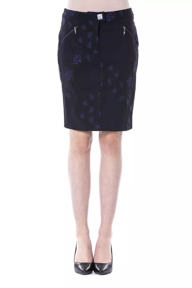 BYBLOS Blue Cotton Women Skirt -   -  BYBLOS.
