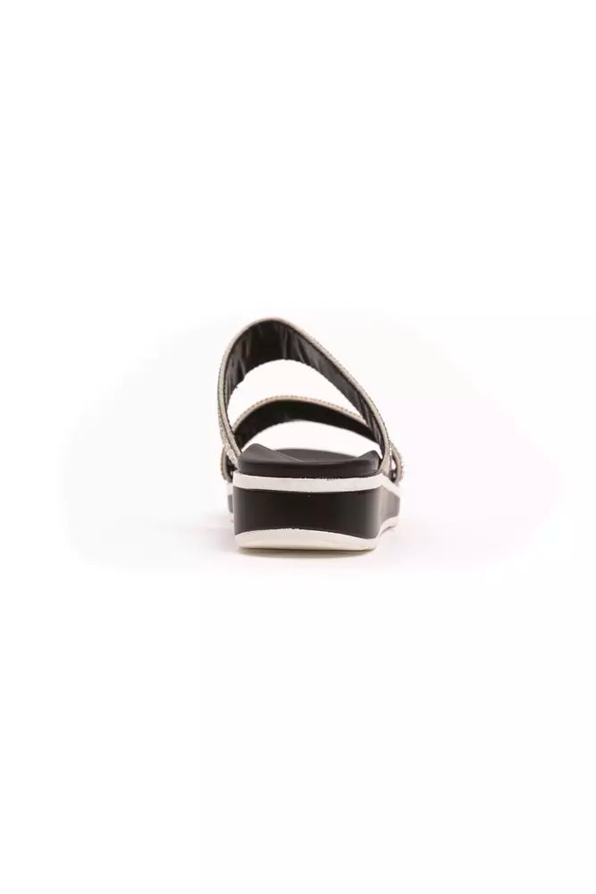 Péché Originel Silver Textile Women Sandal -   -  Péché Originel.