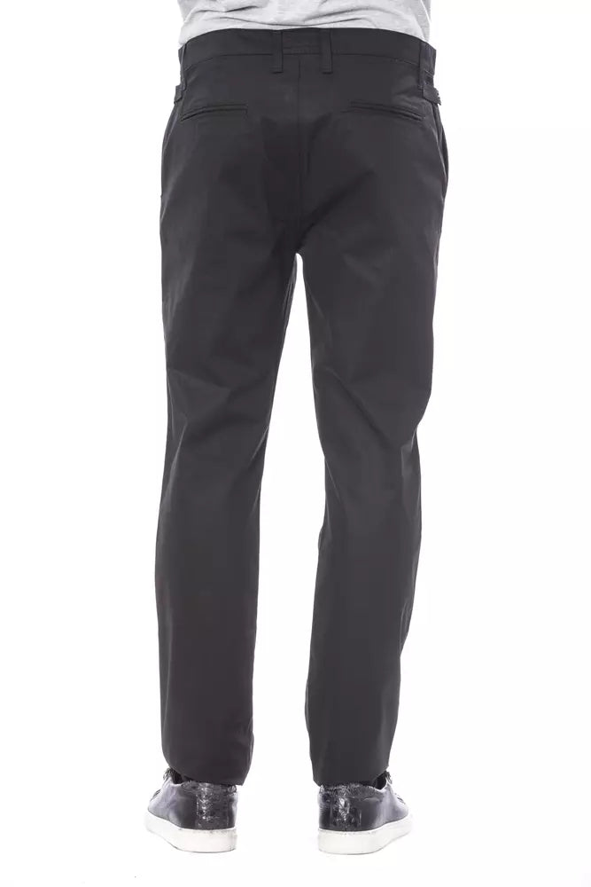 Verri Black Cotton Men Pants -   -  Verri.