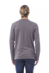 Verri "Gray Cotton Men T-Shirt" -   -  Verri.