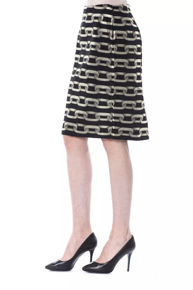 BYBLOS Black Viscose Women Skirt -   -  BYBLOS.