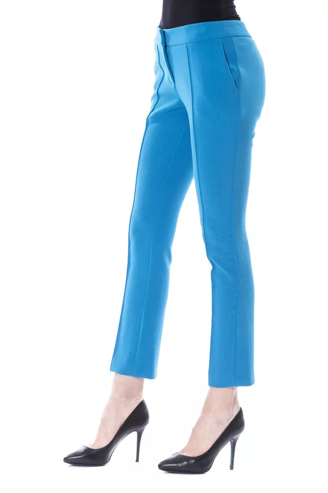 BYBLOS Light Blue Polyester Women Pant -   -  BYBLOS.