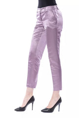 BYBLOS Purple Cotton Women Pants -   -  BYBLOS.