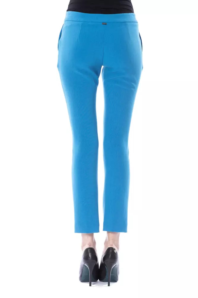 BYBLOS Light Blue Polyester Women Pant -   -  BYBLOS.