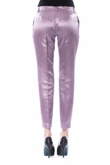 BYBLOS Purple Cotton Women Pants -   -  BYBLOS.