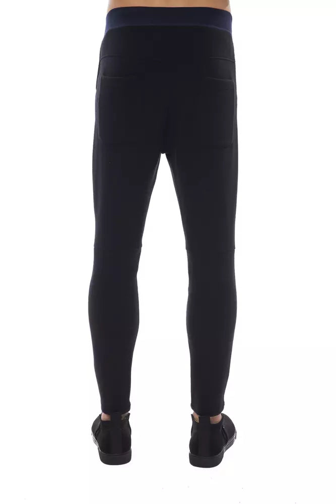 Nicolo Tonetto Black Viscose Men Pant -   -  Nicolo Tonetto.