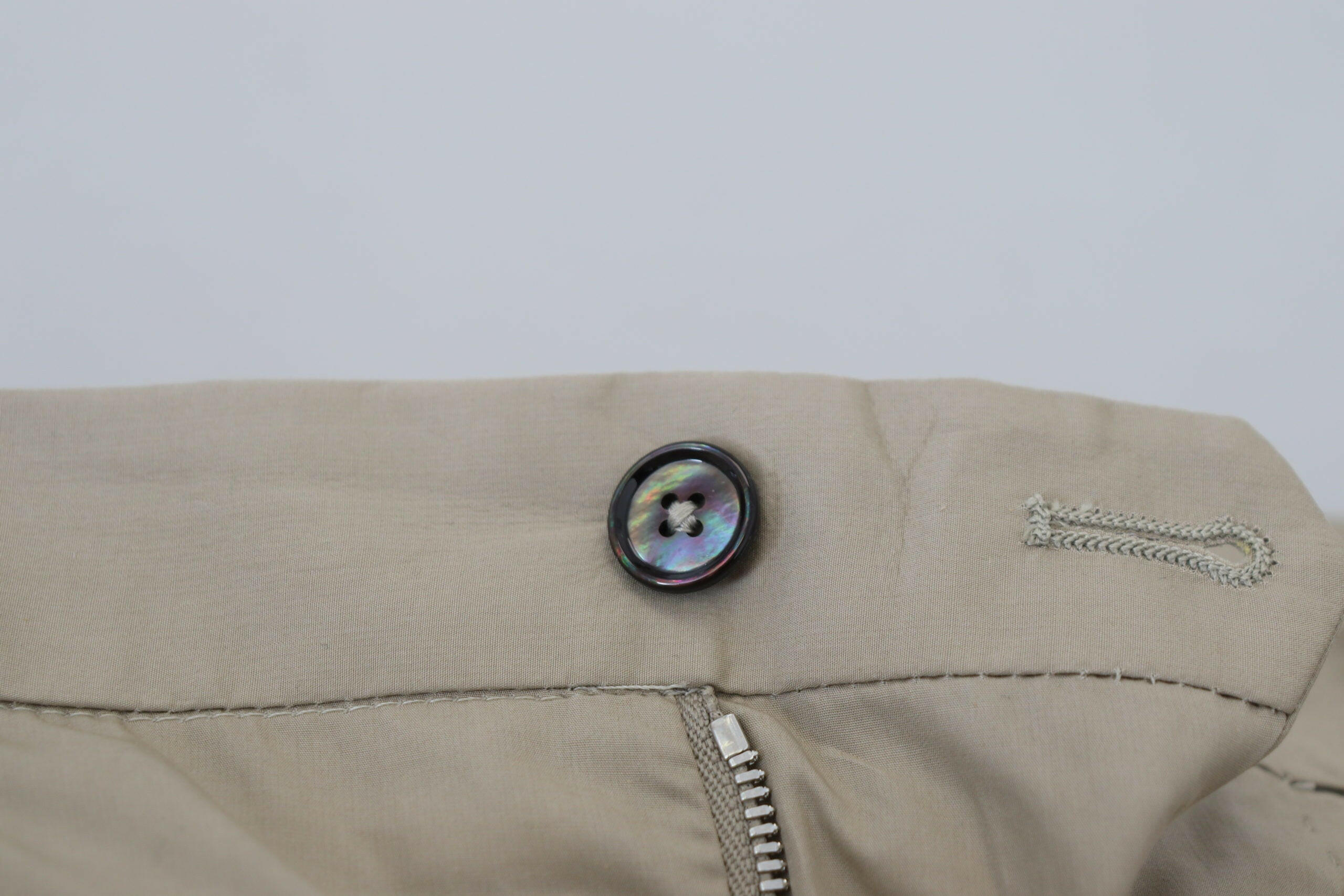 Dolce & Gabbana Beige Cotton Slim Fit Men Pants -   -  Dolce & Gabbana.