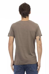 Trussardi Action Brown Cotton Men T-Shirt -   -  Trussardi Action.