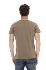 Trussardi Action Brown Cotton Men T-Shirt -   -  Trussardi Action.