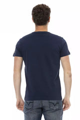 Trussardi Action Blue Cotton Men T-Shirt -   -  Trussardi Action.