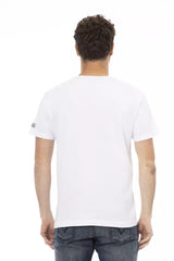 Trussardi Action White Cotton Men T-Shirt -   -  Trussardi Action.