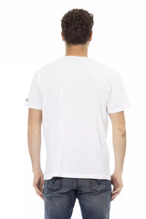 Trussardi Action White Cotton Men T-Shirt -   -  Trussardi Action.