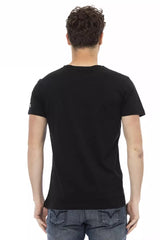 Trussardi Action Black Cotton Men T-Shirt -   -  Trussardi Action.