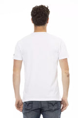 Trussardi Action White Cotton Men T-Shirt -   -  Trussardi Action.