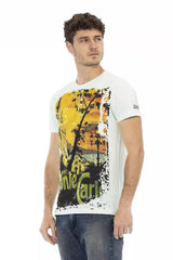 Trussardi Action Light Blue Cotton Men T-Shirt -   -  Trussardi Action.