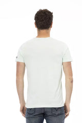 Trussardi Action Light Blue Cotton Men T-Shirt -   -  Trussardi Action.