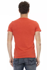 Trussardi Action Red Cotton Men's T-Shirt -   -  Trussardi Action.