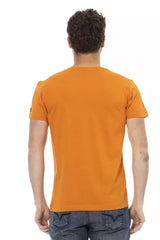 Trussardi Action Orange Cotton Men T-Shirt -   -  Trussardi Action.